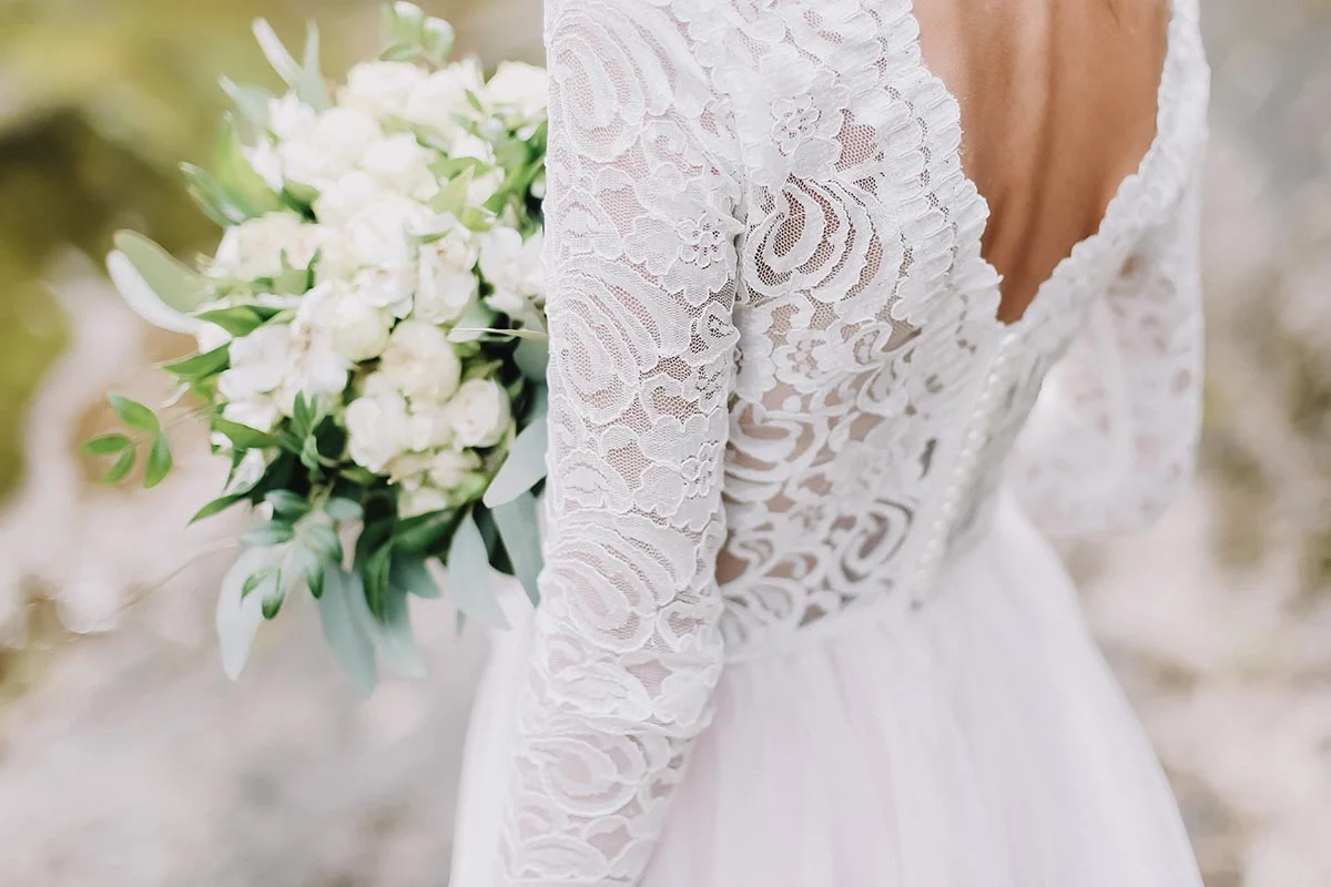 Wedding dress cleaning and preservation service at Presto's Dry Cleaners Sunshine Coast